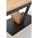 Стол обеденный HALMAR FANIS натуральный/черный 160-220/90